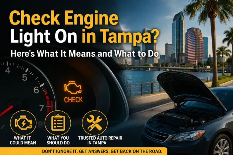 Check Engine Light On in Tampa